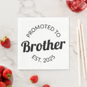 Serviette En Papier Promu À Frère Est. 2025 I (En situation)