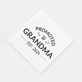 Serviette En Papier Promu À Grand-Mère Est. 2024 II (Coin)
