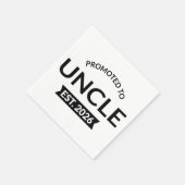 Serviette En Papier Promu À Oncle Est. 2026 II (Coin)