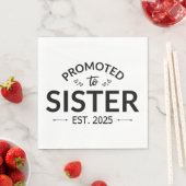 Serviette En Papier Promu À Soeur Est. 2025 II (En situation)