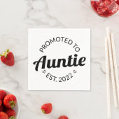 Serviette En Papier Promu À Tante Est. 2022 I (En situation)
