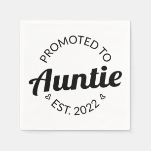 Serviette En Papier Promu À Tante Est. 2022 I