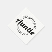 Serviette En Papier Promu À Tante Est. 2022 I (Coin)
