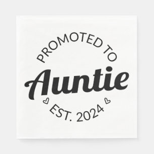 Serviette En Papier Promu À Tante Est. 2024 I