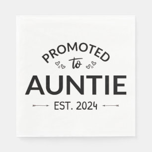 Serviette En Papier Promu À Tante Est. 2024 II