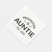 Serviette En Papier Promu À Tante Est. 2024 II (Coin)