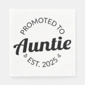 Serviette En Papier Promu À Tante Est. 2025 I (Devant)