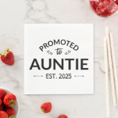 Serviette En Papier Promu À Tante Est. 2025 II (En situation)