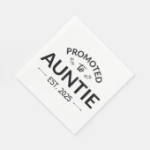 Serviette En Papier Promu À Tante Est. 2025 II (Coin)