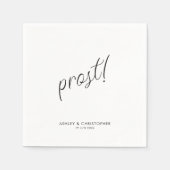 Serviette En Papier Prost ! Cocktail minimal pour toutes les occasions (Devant)