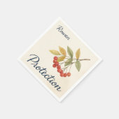 Serviette En Papier Protection de Rowan (Coin)