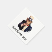 Serviette En Papier Protéger Les Serviettes Du Vote 2024 (Coin)