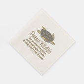 Serviette En Papier Protéger les tortues de mer (Coin)