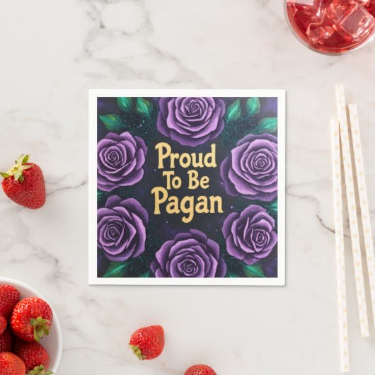 Serviette En Papier Proud2BePagan (En situation)