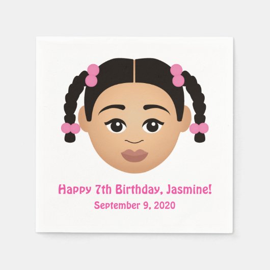 Serviette En Papier #Proud2BNaturalMe Choose-My-Complexion Anniversair (Devant)