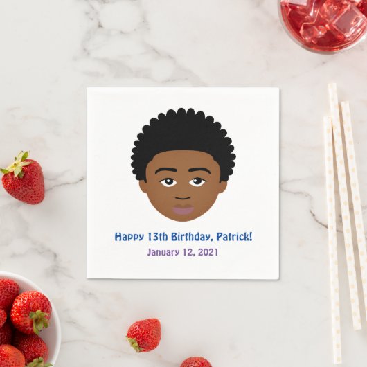 Serviette En Papier #Proud2BNaturalMe Choose-My-Complexion Anniversair (En situation)