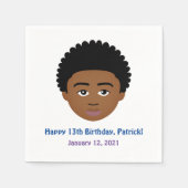 Serviette En Papier #Proud2BNaturalMe Choose-My-Complexion Anniversair (Devant)