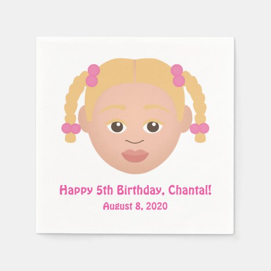 Serviette En Papier #Proud2BNaturalMe Choose-My-Complexion Anniversair (Devant)