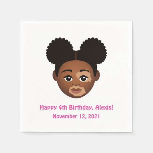 Serviette En Papier #Proud2BNaturalMe Choose-My-Complexion Anniversair (Devant)