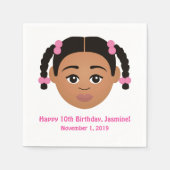 Serviette En Papier #Proud2BNaturalMe Choose-My-Complexion Anniversair (Devant)