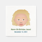 Serviette En Papier #Proud2BNaturalMe Choose-My-Complexion Anniversair (Devant)