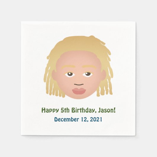 Serviette En Papier #Proud2BNaturalMe Choose-My-Complexion Anniversair (Devant)