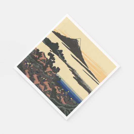 Serviette En Papier Province ancienne de Kai | Katsushika Hokusai dess (Coin)