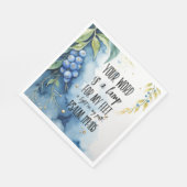 Serviette En Papier Psaume 119:105 Verse de la Bible chrétienne sur l' (Coin)