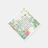 Serviette En Papier Psaume 147 (Coin)