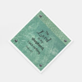 Serviette En Papier Psaume 23:1 Pâtisserie - Set de 50 (Coin)