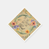 Serviette En Papier Psaume 46:10 Verse de la Bible (Coin)