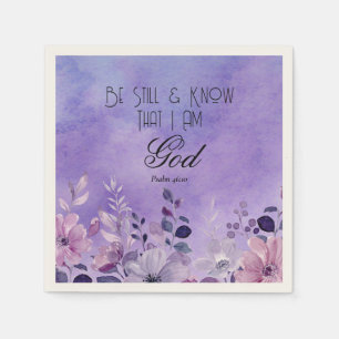 Serviette En Papier Psaume 46:10 verset biblique