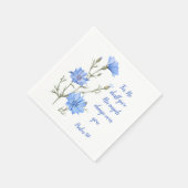 Serviette En Papier Psaume 91 Il donnera à ses anges l'inspiration (Coin)