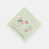 Serviette En Papier Psychoneuropathologiste Docteur And Patient (Coin)