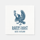 Serviette En Papier Pub Raven's Roost Wick Écosse (Devant)
