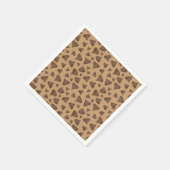 Serviette En Papier Puce de chocolat (Coin)