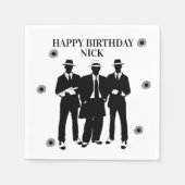 Serviette En Papier Puces et paniers (Devant)