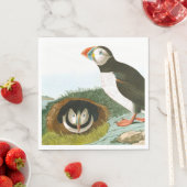 Serviette En Papier Puffin de John James Audubon (En situation)