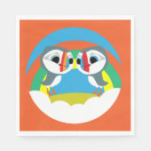 Serviette En Papier Puffin Rocks (Devant)