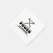 Serviette En Papier Puissance en crosse (Coin)
