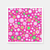 Serviette En Papier Puissance rose (Devant)