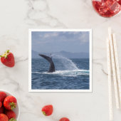Serviette En Papier Puissant baleine à bosse Splash (En situation)
