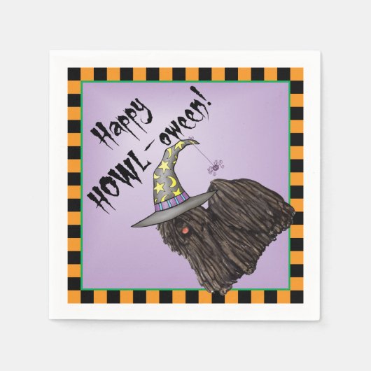 Serviette En Papier Puli Witch Napkins (Devant)