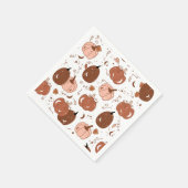 Serviette En Papier Pumkin Patch 50 Cocktail Papier Napkin (Coin)
