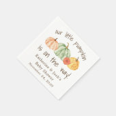 Serviette En Papier Pumpkin Gourd Autumn Baby Shower (Coin)