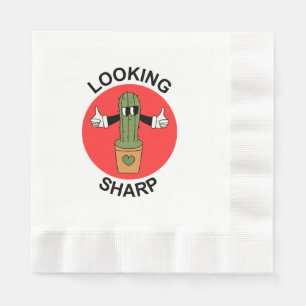 Serviette En Papier Pun de cactus qui a de l'allure