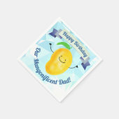 Serviette En Papier Pun Mango Positif - Anniversaire Mangonificent Pap (Coin)