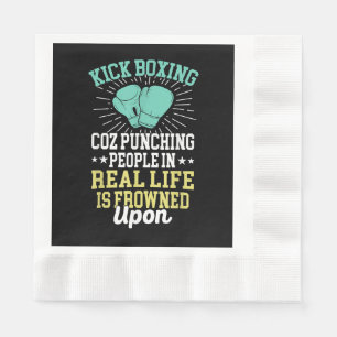 Serviette En Papier Punch Les Gens Sont Congelés Sur Ki Sarcastique Dr
