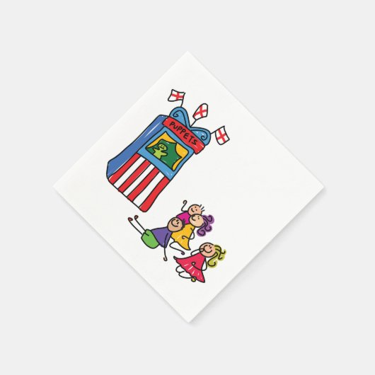 Serviette En Papier Puppet Show Papier serviettes (Coin)