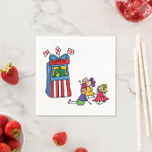 Serviette En Papier Puppet Show Papier serviettes
